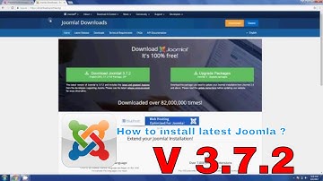 how to install latest Joomla (version 3.7.2) in local host