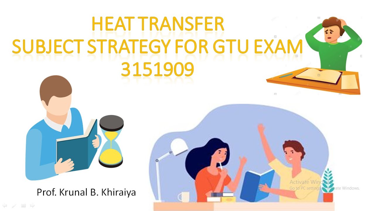 Heat Transfer Subject strategy for GTU Exam 3151909 YouTube