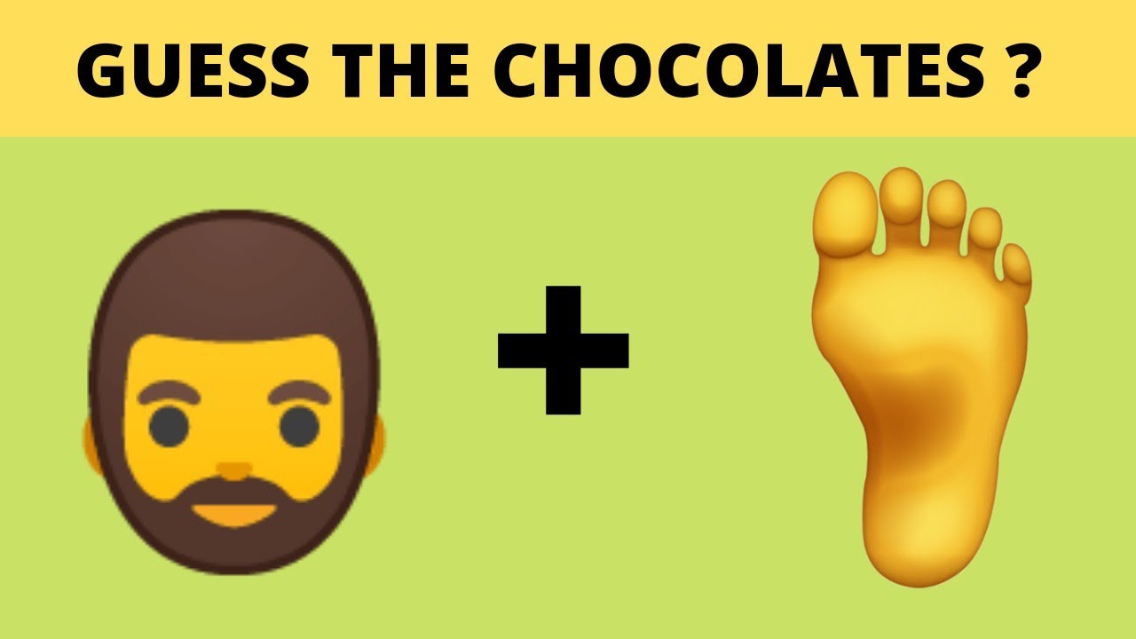 Can You Guess The Chocolate by Emoji / Guess The Candy Quiz Challenge