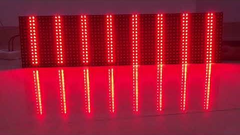 P10 Red Color SMD/DIP Single Color led display modules