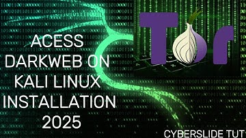 How to Acess the darkweb using Kali linux 2025  #darkweb #kali