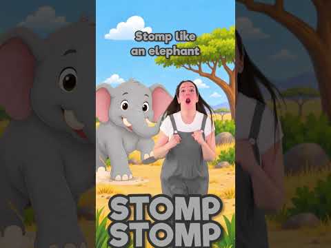 🇬🇧 Saute comme un lapin - Chanson des animaux en anglais (version 2) #enfants #comptine #apprendre