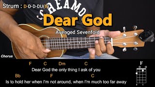 Dear God - Avenged Sevenfold - Ukulele Chords Tutorials Play Along