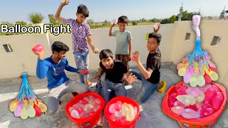 Water Balloon Fight 😱 Zohaib Sabir Vlogs ❤️ Zohaib Pendu