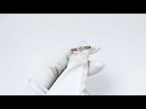 Кольцо из золочёного серебра SOKOLOV с Swarovski 89010073