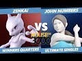 Smash Ultimate Tournament - Zenkai (Mewtwo) Vs John Numbers (Wii Fit) SSBU Xeno 190 Winners Quarters