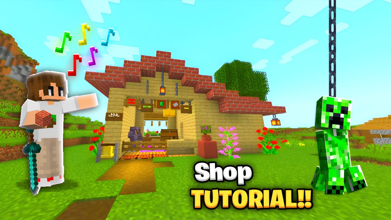 How to build a shop in Minecraft | Minecraft Simple Shop 