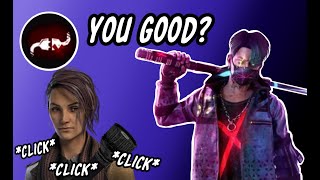 Tilted Clicky Survivor Rage Quits Against Trickster | Dead By Daylight