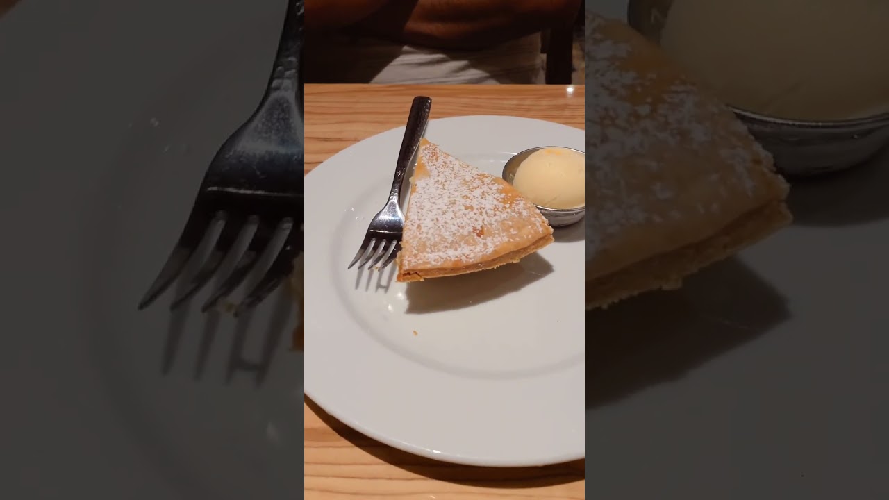 HAVE YOU TRIED THE APPLE PIE A LA MODE FROM THE MAIN DINING ROOM OF THE CARNIVAL PANORAMA