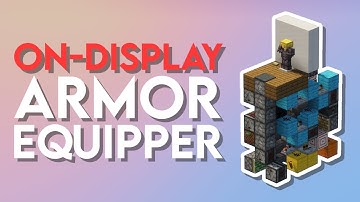 On-Display Armor Equipper | Minecraft Java 1.21.10 Redstone Tutorial
