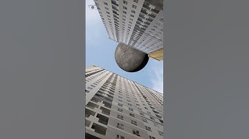 Mercury collides , simulation video #vfx #Planet #Mercury #shorts #earth #EyeBG