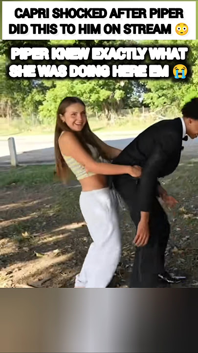 Capri SHOCKED after Piper Rockelle did this on stream?😳#piper #shorts #trending #viral #funny #video