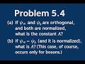 Griffiths QM Problem 5.4 | Normalization Constant for Two-Particle Wavefunctions Explained