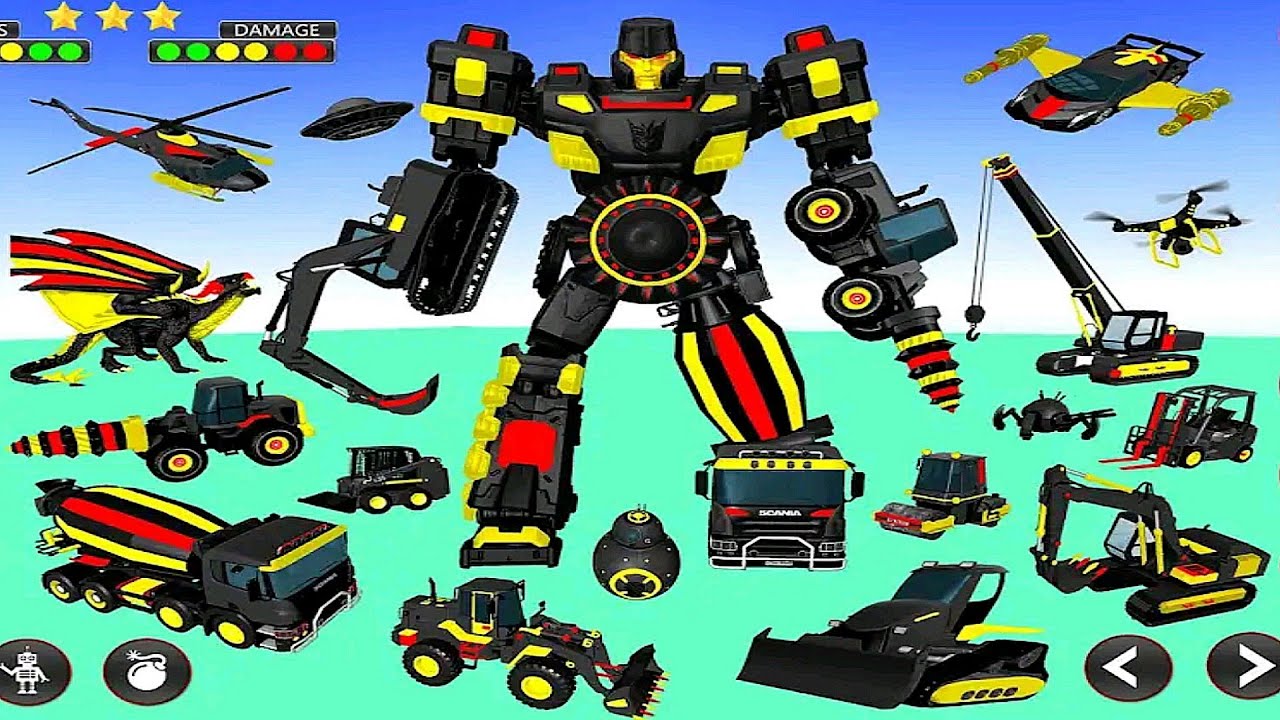 Mech Robot Transforming Game: Bumblebee Multi Transform - Android GamePlay