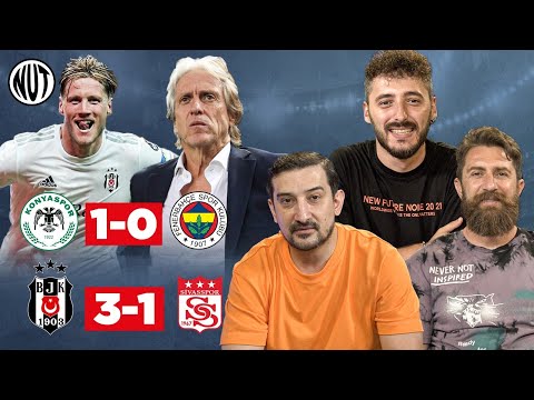 Konyaspor 1-0 Fenerbahçe | Beşiktaş 3-1 Sivasspor | Maç Sonu | Serhat Akın,Erman Özgür,Berkay Tokgöz