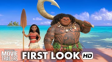 MOANA First Look ft. Dwayne Johnson, Auli