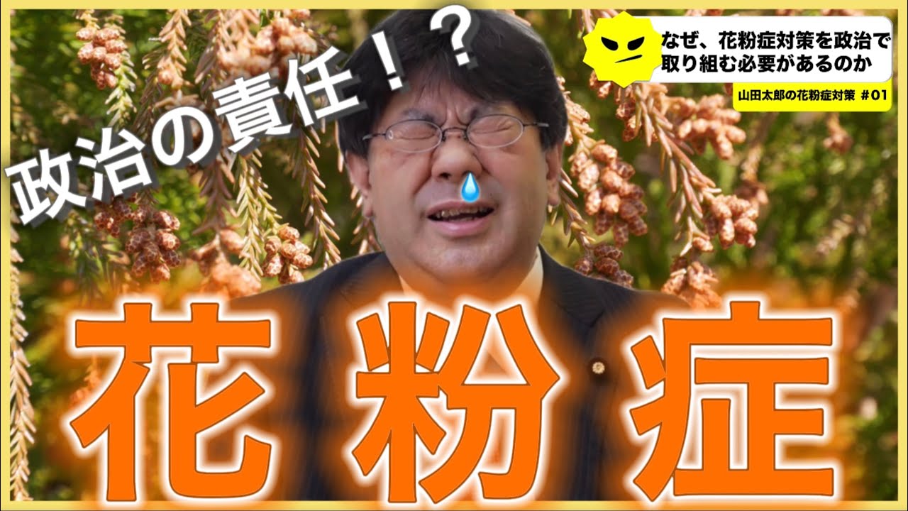 政治の力でなんとかしたい 山田太郎の花粉症対策 参議院議員 山田太郎 公式webサイト