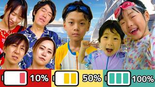 [Skit] Mom and Dad have run out of battery!? Yuna and Koko want to play in the pool with everyone...