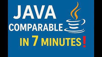 Java 8 Comparable in 7 Minutes!
