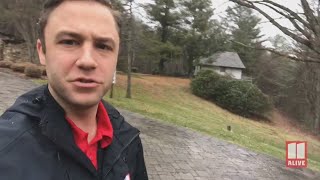 Snow beginning to fall in Sky Valley