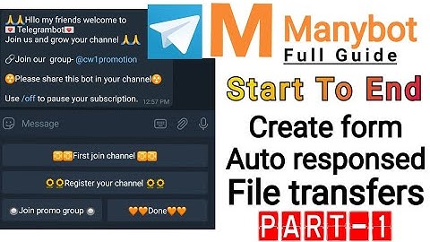 🤖 How to Use Manybot: The Ultimate Full Guide for Telegram Bot 🚀 #telegram #telegram_bot #tech_as74