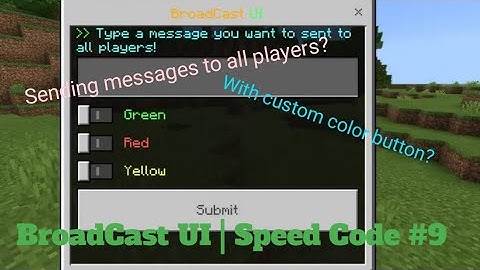 BroadCast UI | Speed Code #9