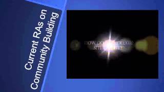 UoE RA Community Development Recording 2013