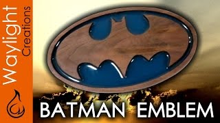 Make A Wood Batman Symbol  SUPERHERO EMBLEM #2