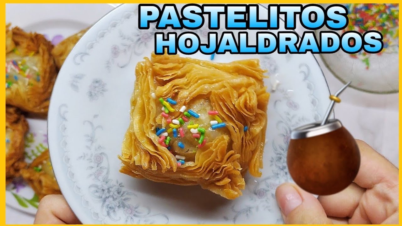Como hacer PASTELITOS HOJALDRADOS 🇦🇷 Super FÁCIL 😱🤤