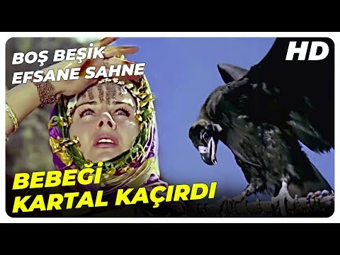 Ali ve Fatma'nın Bebeğini Kartal Kaçırdı! | Efsane Sahne | Fatma Girik Eski Türk Filmi