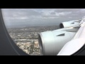 Lufthansa A380 Frankfurt (FRA) to Los Angeles (LAX) Landing at LAX
