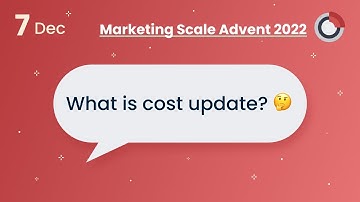 Marketing Scale Advent Calendar: Whats is cost updates and how you can use it in RedTrack