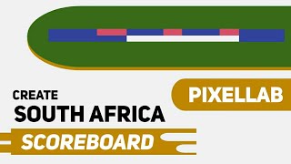How To Make South Africa Cricket Scoreboard With PixeLLab || I Am Hasan Shakeel screenshot 5
