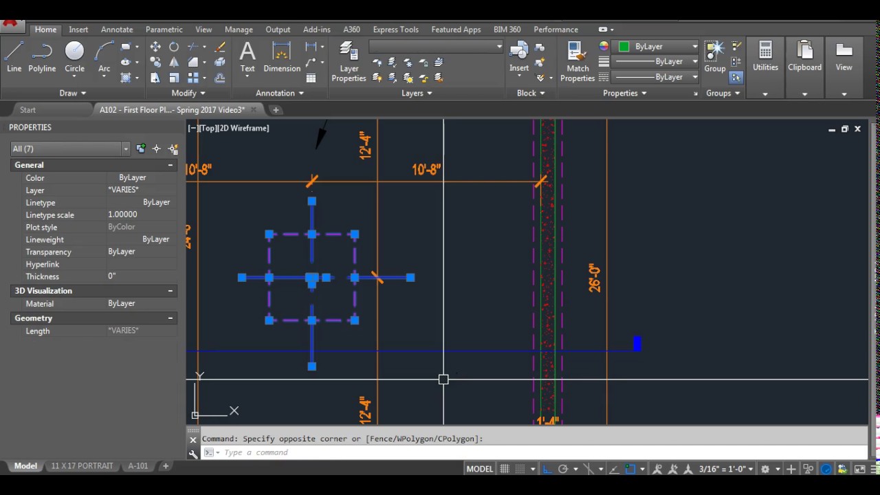 First Floor Plan Tutorial - YouTube
