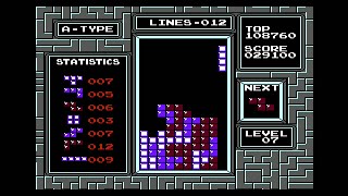 Tetris (NES) - 01 Type A (best ending)