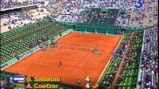 Sabatini vs Coetzer Roland Garros 1995