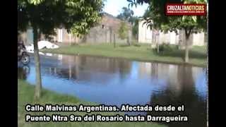 Crecida del Río e Inundación en Cruz Alta 9/3/2015