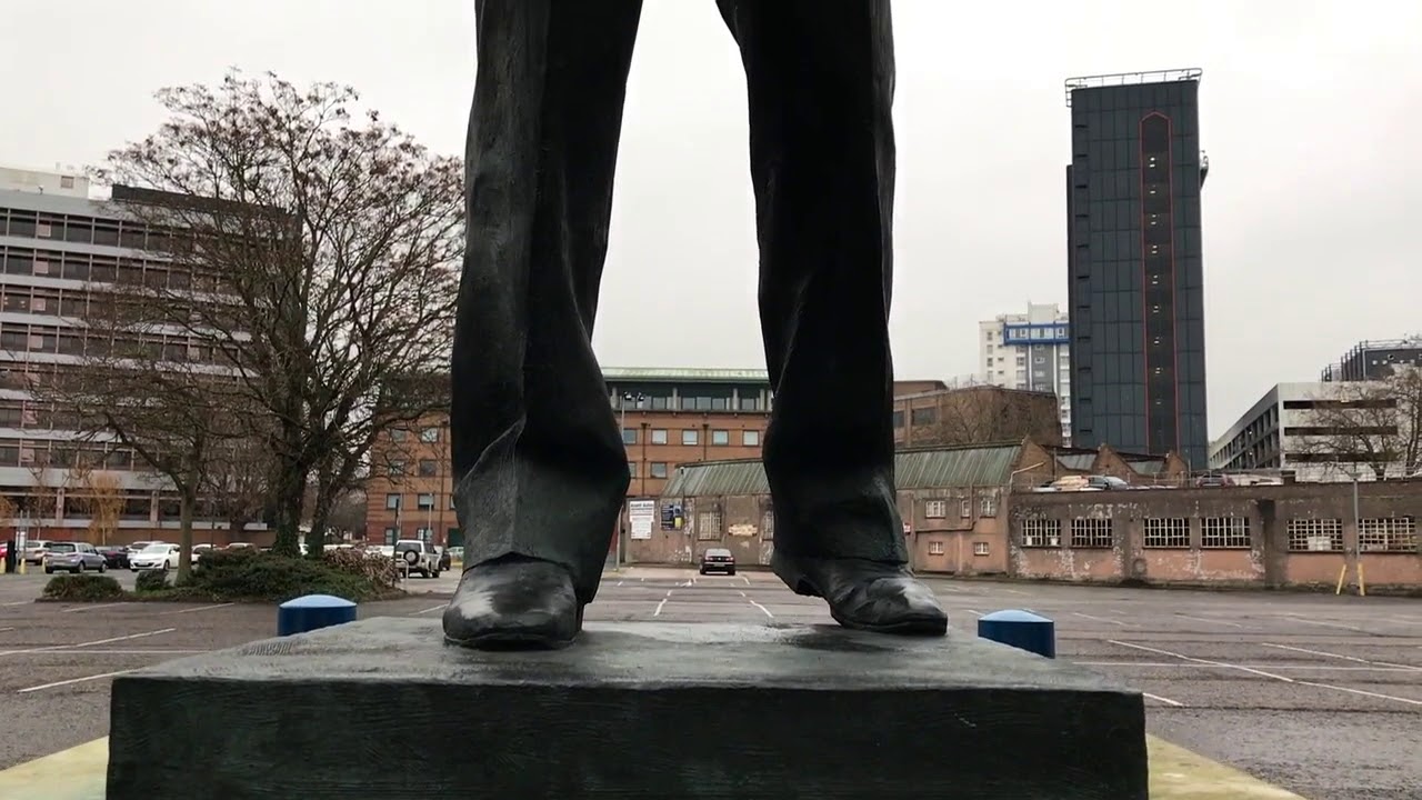 Sir Bobby Robson's statue outside Portman Road