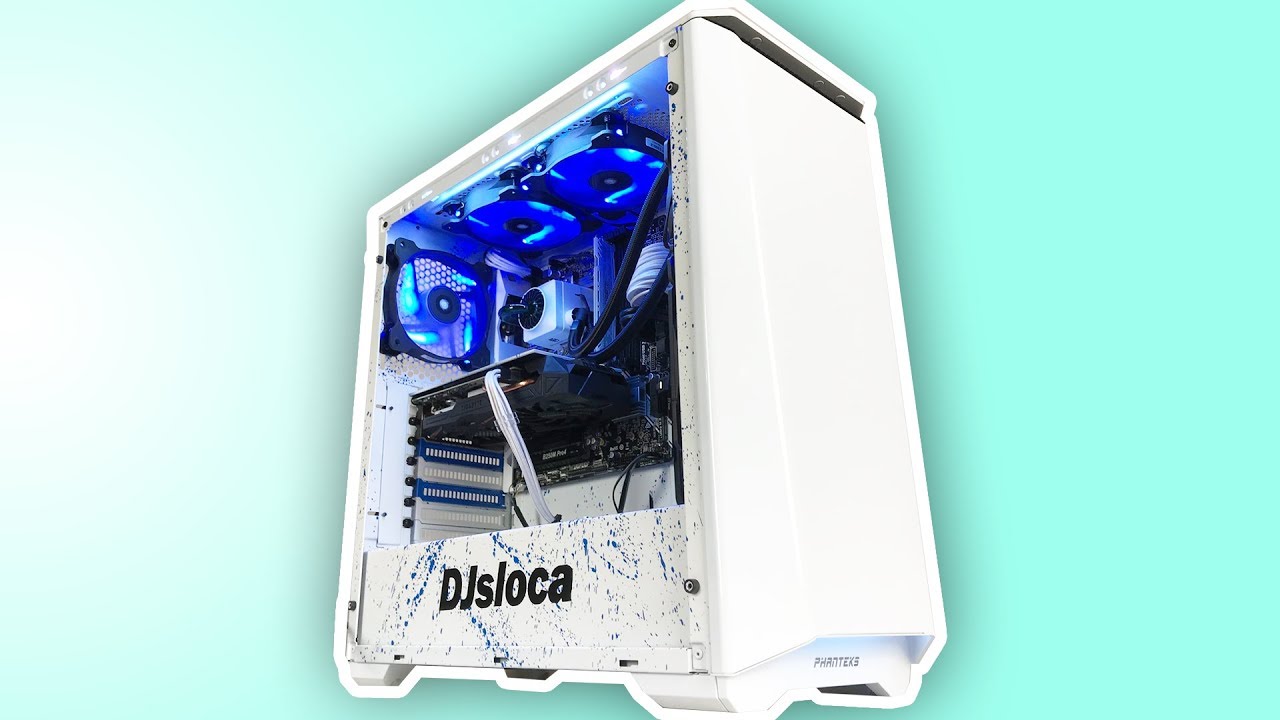 Ultimate White & Blue Gaming Pc Build 2018 - Youtube