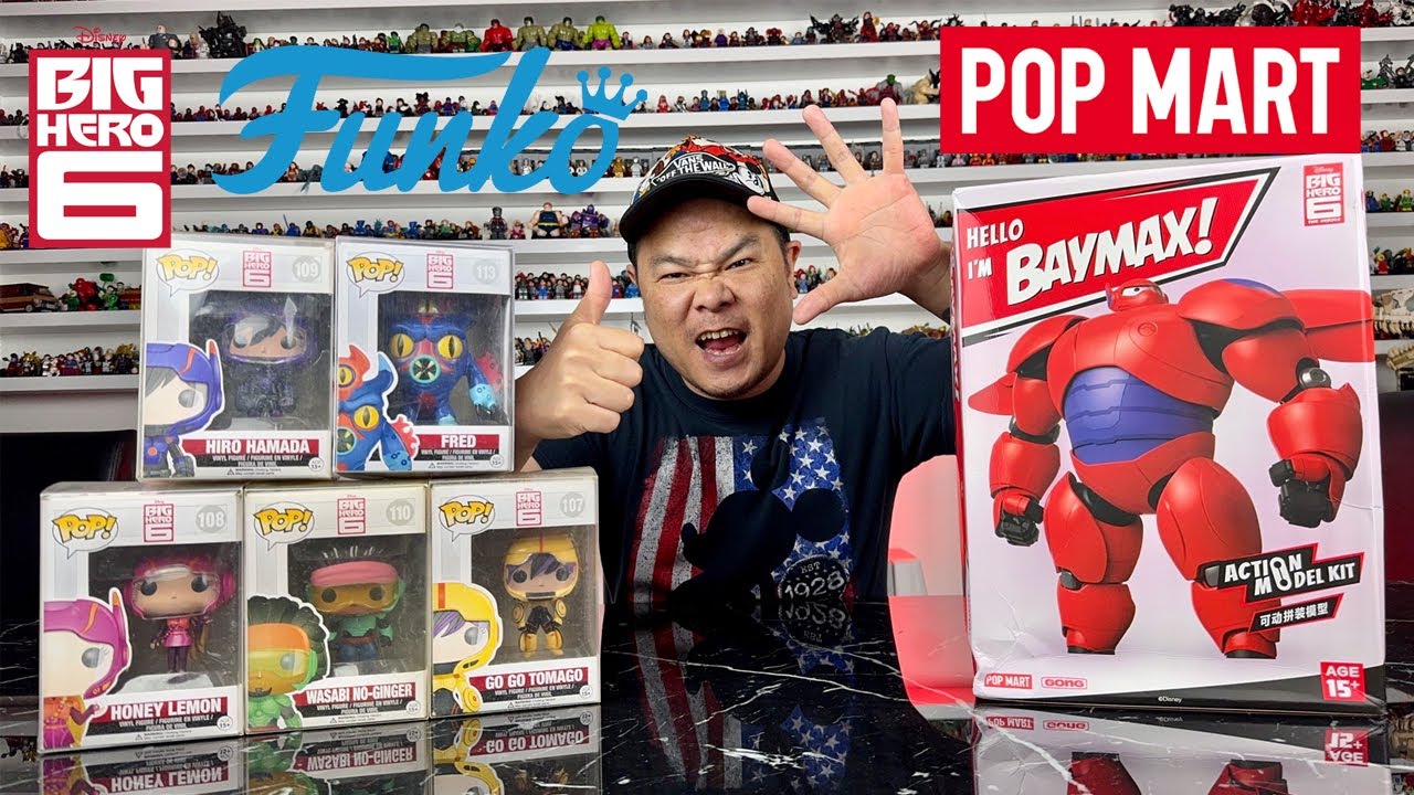 Давайте попробуем собрать Бэймакса из серии "Большая шестерка" в магазине POPMART.