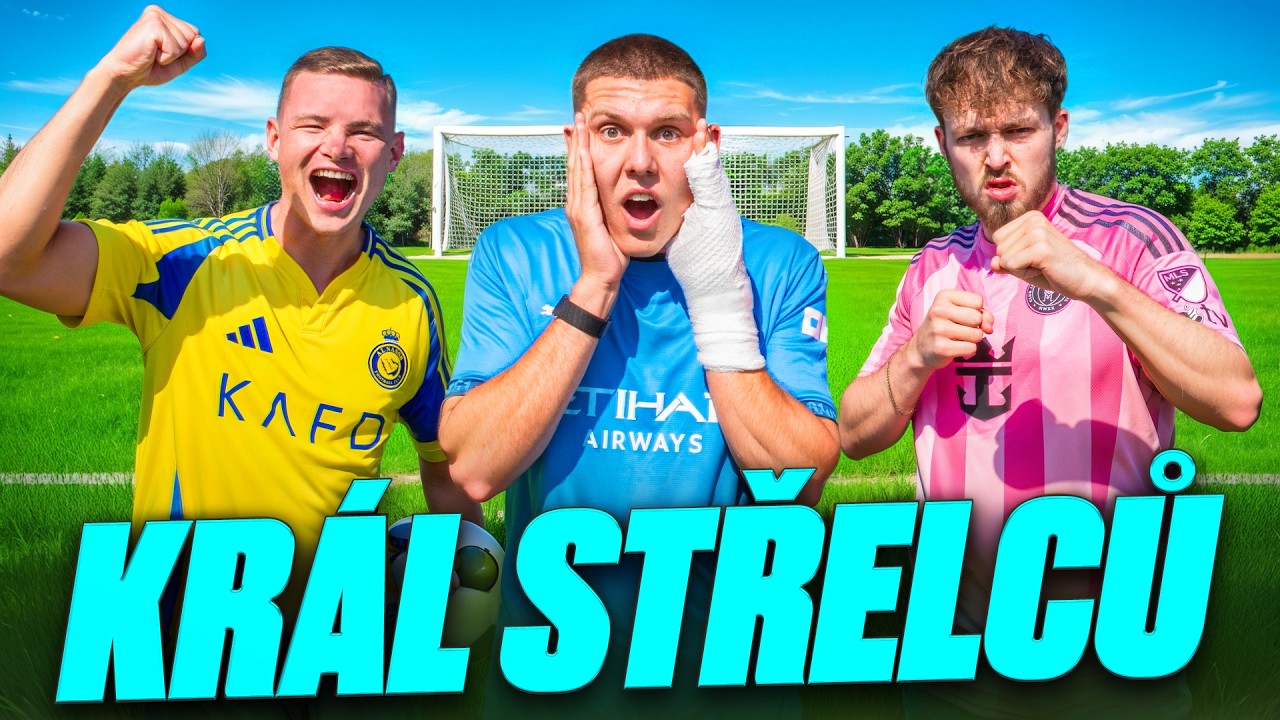 PROFÍK vs VESNIČAN vs YOUTUBER! Kdo vyhraje KRÁLE STŘELCŮ?