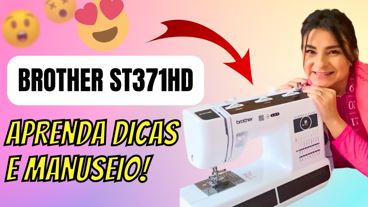 Brother ST371HD Aula de manejo | Como trocar pontos | Vale a pena?