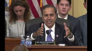 Ranking Member Krishnamoorthi Questions Witnesses at CCP Discourse Power Hearing