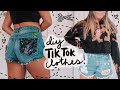 testing TikTok clothing DIYs!!