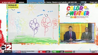 Color the Weather for May 6, 2026: Rosalie
