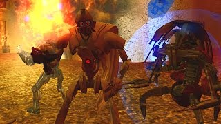 Star Wars Battlefront 2 mods: Graigen Colony
PLAYLIST: https://www.youtube.com/watch?v=ewRsUWov1vE&list=PLFUut4gninOXyRxcuxdjibwRJRWKfnz3f&index=1
DOWNLOAD: https://www.mediafire.com/?1luqhc977c9xb1h
Download 2016GraphicsMod:http://www.moddb.com/mods/2016-graphics-mod/downloads/battlefront-ii-graphics-mod-2016
A long time ago in a galaxy far, far away...
Both as impregnable fortress and as symbol of the Emperors inviolable rule, the deep-space mobile battle station was an achievement on the order of any fashioned by the ancestral species that had unlocked the secret of hyperspace and opened the galaxy to exploration.
Star Wars: Battlefront II is a first and third-person shooter video game developed by Pandemic Studios, and published by LucasArts. The game is the sequel to the successful Star Wars: Battlefront and features new vehicles, characters, game mechanics, maps, and missions. The game was released in PAL regions on October 31, 2005 on the PlayStation 2, PlayStation Portable, Microsoft Windows, and Xbox platforms, and in North America on November 1 of the same year. It was later updated to be backwards compatible for the Xbox 360. It was also released on the PlayStation Store on October 20, 2009 for download on the PSP.
Unlike its predecessor, Battlefront II features a more narrative-based campaign, retelling portions of the Star Wars story from the point of view of a veteran Imperial stormtrooper, reminiscing about his tour of duty in service of both the Galactic Republic and as part of the Galactic Empire. Gameplay additions over Battlefront include the use of Jedi, additional game modes, and objective-based space battles.
Battlefront II was fairly well received, with the PlayStation 2 and Xbox versions scoring in the mid 80s at aggregators GameRankings and Metacritic. The PC version scored slightly lower at both sites, scoring a 76.60% at GameRankings and 78 at Metacritic. The PSP version was the worst received, scoring 70.93% at GameRankings and 69 at Metacritic. Reviewers generally praised the narrative-based story; however, some felt that the upgrades from the original were not enough to merit the price.
GameSpy Technology scheduled a shut down across all titles using the service for May 31, 2014, which included Star Wars: Battlefront II for PC, PS2, and Xbox. However, Electronic Arts had prevented this from happening, as theyve announced that for a few titles, GameSpy functionality would remain active until June 30, 2014. The extended support offered by EA had ended on July 25, 2014, taking all GameSpy online video games across all platforms, offline. Battlefront II is fundamentally similar to its predecessor, albeit with the addition of new gameplay mechanics. The general objective in most missions is to eliminate the enemy faction. Like Star Wars Battlefront, the game is split into two eras, the Clone Wars and the Galactic Civil War. Players have the ability to choose between six classes during gameplay. Four class types are common to all factions; infantry, heavy weapon, sniper and engineer. In addition to the four standard classes, each faction has two unique classes which unlock by scoring a predetermined number of points. For the Rebellion faction, the Bothan Spy and the Wookie; for the Empire, The Officer and The Dark Trooper; for the Republic, the Commander and the Jet Trooper; and for the CIS, the Magnaguard and the Droideka. Battlefront II also features heroes - a special class that allows the player to control iconic characters from the Star Wars universe. Heroes serve as a bonus to players, and are unlocked by meeting certain criteria, such as earning a certain number of points. Differences between Battlefront II and its predecessor include the ability to sprint and the ability to roll forwards.
Campaign
Whereas Star Wars: Battlefront s campaign featured missions dependent on the chosen faction, Battlefront II contains only one campaign, called Rise of the Empire, which is found in every version of the game except the PSP. This set of missions is presented as the narration of a veteran of the 501st Legion, known as Vaders Fist, beginning with an attack on the planet Mygeeto during the Clone Wars and ending with the assault on Hoth as depicted in Star Wars Episode V: The Empire Strikes Back. There are a total of 18 missions, four of which are optional space missions. Star Wars Battlefront 2 mods: Graigen Colony