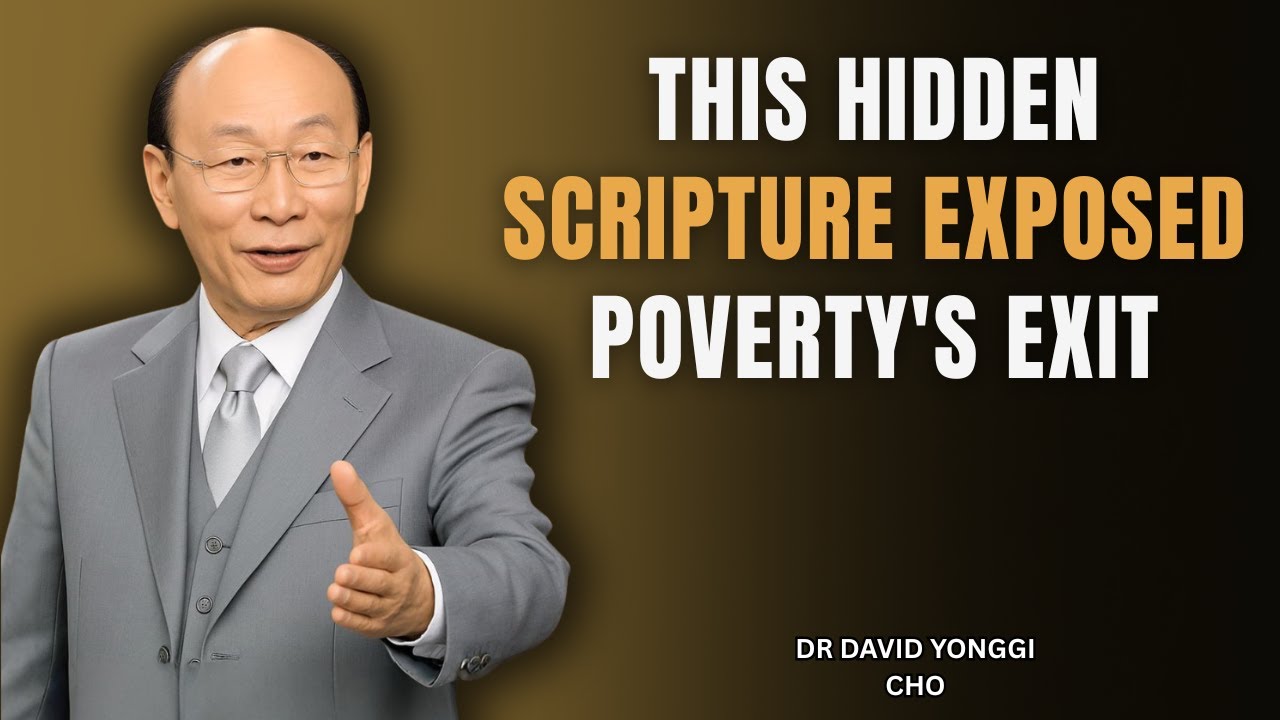 Write This Scripture on Paper, Carry It for 9 Days — Poverty Leaves Forever | Dr. David Yonggi Cho