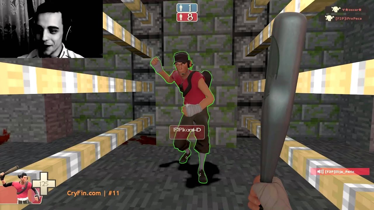 Team Fortress 2 - Deathrun na novom serveru! FACECAM