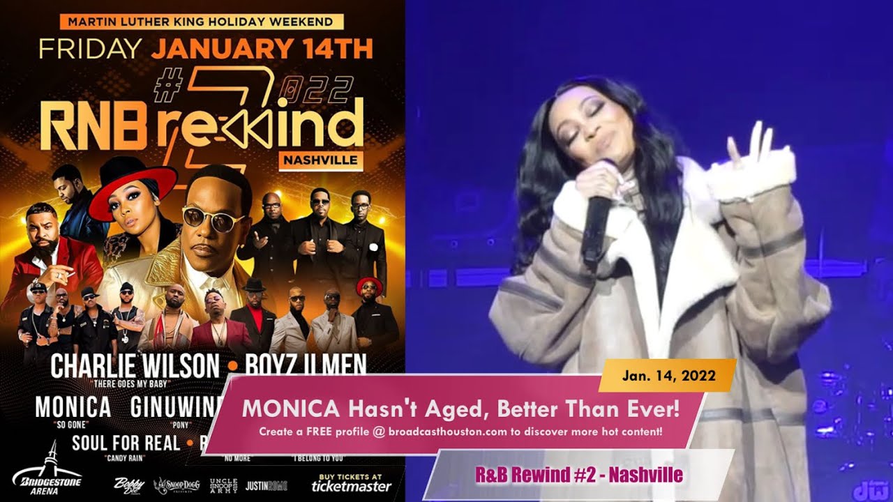 MONICA BEST CONCERT OF 2022, Full Live Set R&B Rewind 2 Nashville