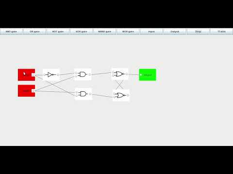 Logic Gate Simulator in Java (D FlipFlop)